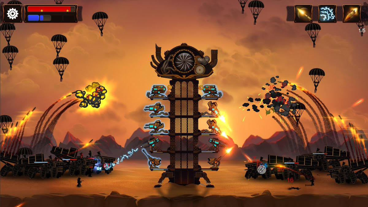 for iphone download Tower Defense Steampunk free